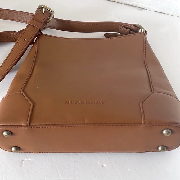✋Rare✋Limited Edition ✋Burberry Leather Nova Check Crossbody/Shoulder Bag. - Picture 12 of 17